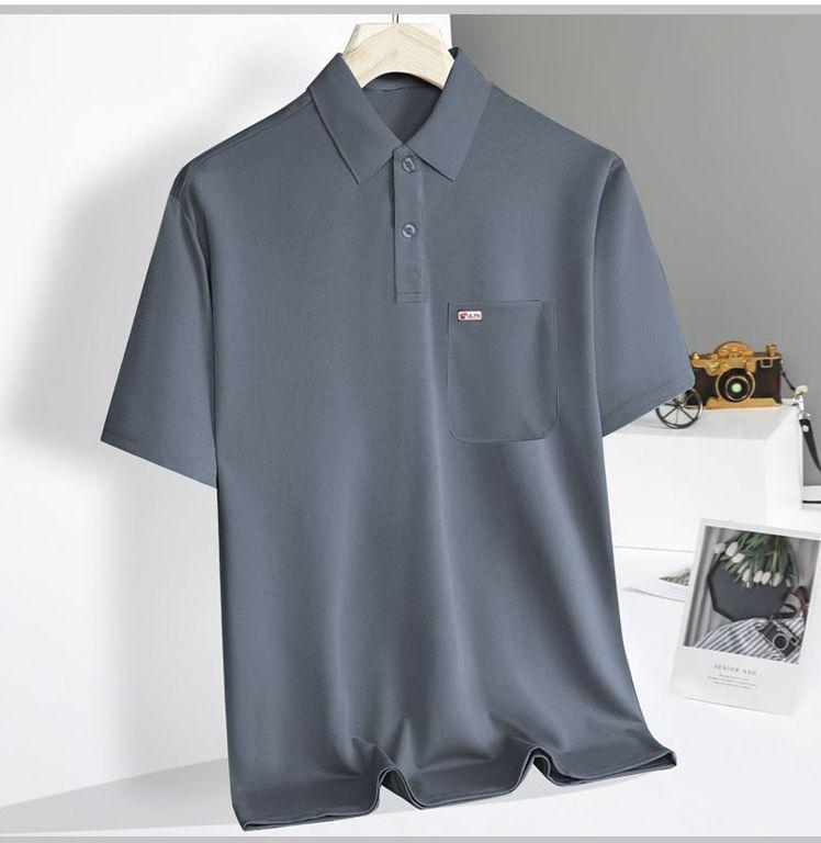 Product Introduction of Áo Polo Có Ve Áo, ngắn Tay, Cho Bố Trung Người Già Và Cao Tuổi, Hàng Thật, Áo Thun Ngắn Tay, Thích Hợp Cho Mùa Hè, Trang Phục Mỏng, Hàng Mới Về Năm 2024 Nam Menswear Có Cổ Shirt Cộc Tay 11