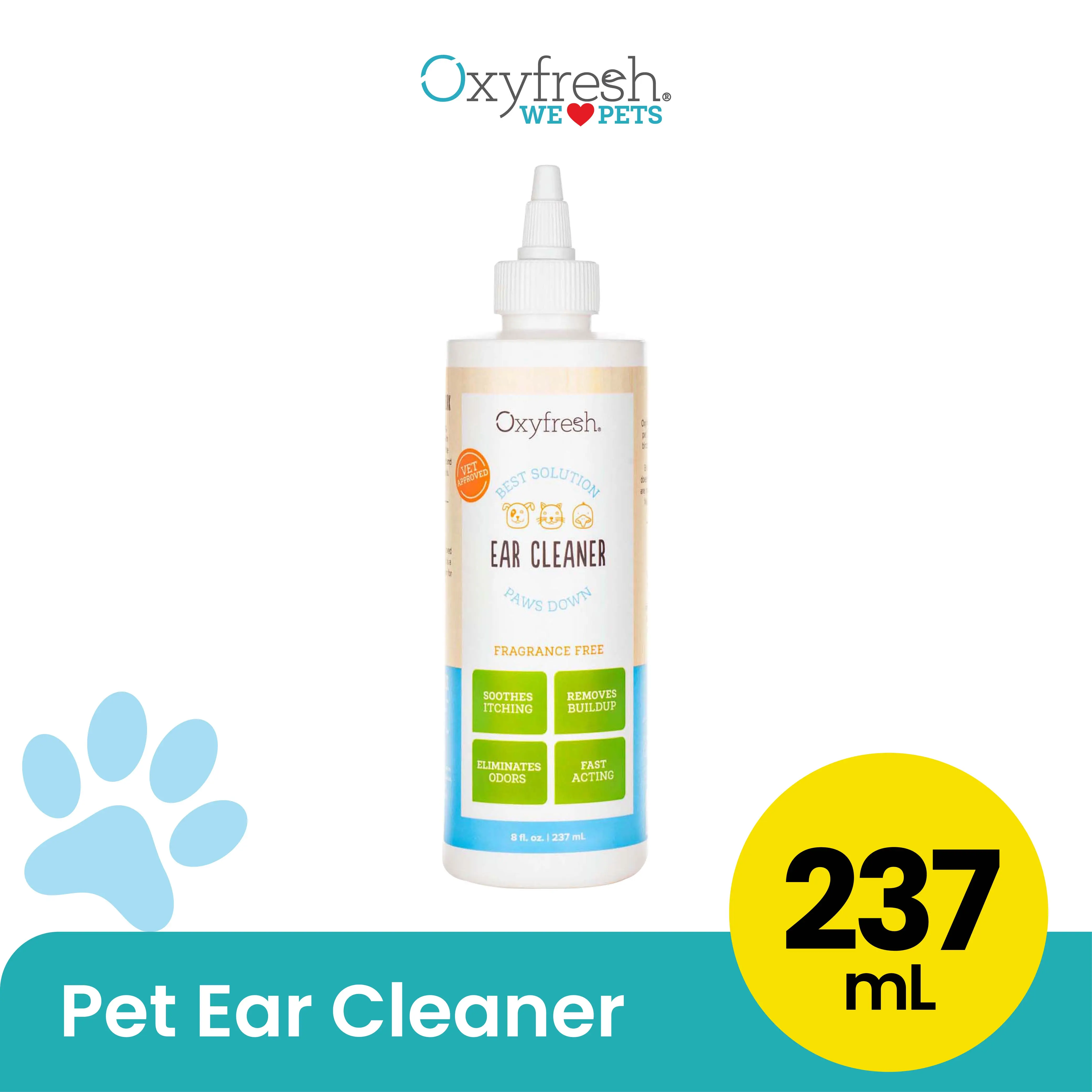 Oxyfresh Pet Ear Cleaner 237ml - Pembersih Telinga Hewan