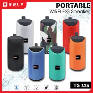 ERRLY TG113 Speaker Bluetooth Wireless Speker Portable TG-113 Superbass Hitam Biru Merah Hijau Army