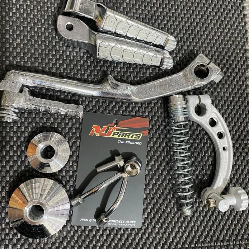 paket mewah chrome honda matic engkol, step, paha rem honda yamaha matic mio sporty/smile beat scoopy genio vario Motorcycle Kendaraan 0