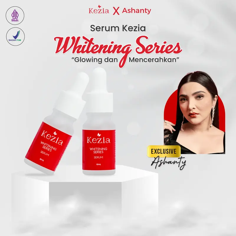 KEZIA By ASHANTY - SERUM SERIES KEZIA BEAUTY (WHITENING - ACNE - DARKSPOT - SKIN RENEW) 1