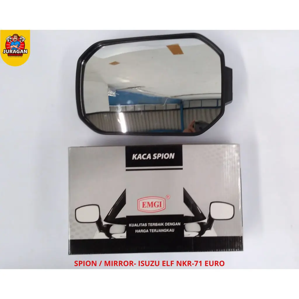 Spion Mirror Isuzu Elf Nkr-71 Euro - Merk Emgi 6004