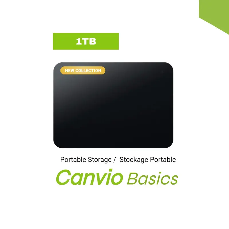 Harddisk Eksternal 1TB USB 3.0 Portable Kompatibel Windows MacOS PC 5400Rpm - Penyimpanan Data Portabel - Hardisk Storage Komputer Hdd 1