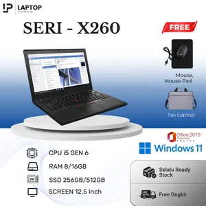 Laptop Pilhan ID SERI - X260 I i5 GEN 6 I RAM 8/16GB SSD 256/512GB SCREEN 12,5 Inch Windows 11 Office 2019