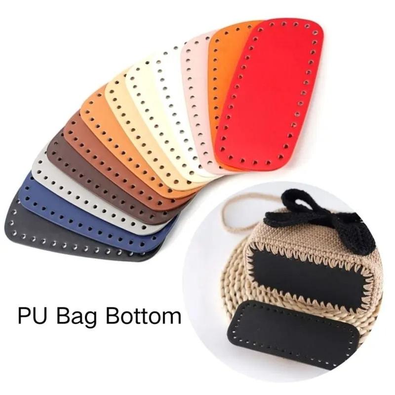 Product Introduction of Beg Mengait Kulit PU, Mudah Alih, Bentuk Bujur Bawah, Membuat Beg, Bawah Beg Panjang, Dengan Lubang, Bawah Buatan Tangan, Untuk Wanita 2