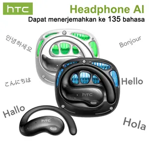 HTC NE30 OWS Al Translation Earphone Wireless Bluetooth 6.0 Headset 135 Languages Real-time Translation Long Battery Life HIFI Sound Quality IPX5 Waterproof Sport Gaming  Headphones