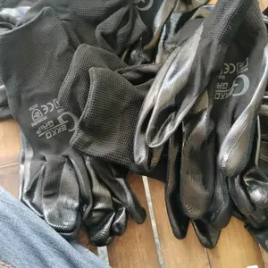 Paket 12 pasang sarung tangan Geko karet tebal anti beda tajam serbaguna