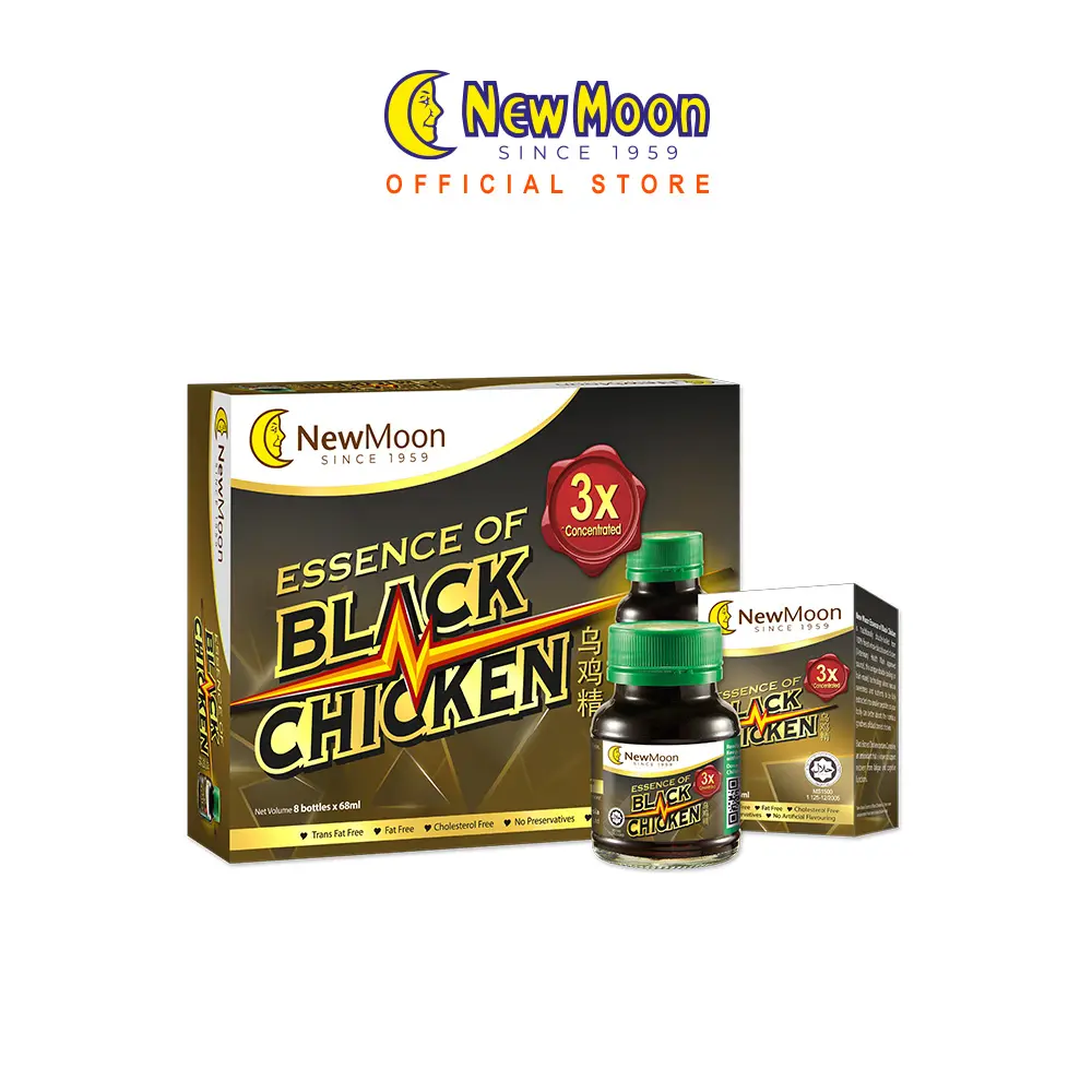 New Moon Essence of Black Chicken 68ml x 8 bottles