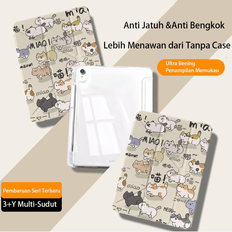 New 3+Y Tablet Case For Redmi Pad2 11" 2025,For XiaomiPad 6/6Pro 11",Redmi Pad SE 11",Redmi Pad Pro 12.1",For POCO Pad Pro12.1",Redmi Pad 10.6",Xiaomi 6s Pro-12.4", Cute Cartoon With Pen Slot Cover