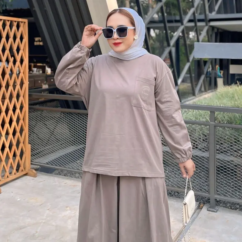 Setelan Rok Wanita Dewasa  DM3 Cloth Bahan Katun Combed 7