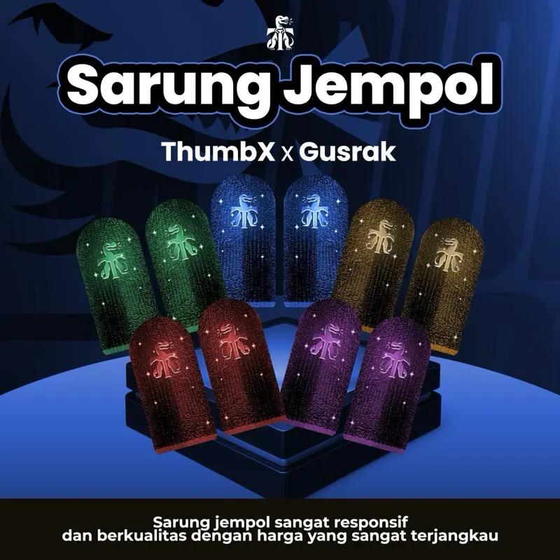 Sarung Jempol Gaming Responsif T.Humbx Aksesoris Gaming