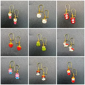 (HazelLynn) Aneka Anting Anak Panjang Karakter 0,5gr