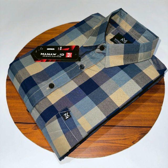 Product Introduction of Kemeja Pria Yandet Tangan Pendek Model Terbaru Cowok Motif Kerja Dewasa Katun Distro Surfing Casual Baju - Santai, Panjang, Merah, Jeans, Slim, Hitam, Nyaman, Lembut, Formal, Biru Kotak Hem 12