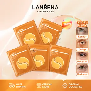 [HOT][OFFICIAL]LANBENA Eye Mask 4X Antioxidant VC Eye Patch [5 pairs] Anti- aging Remove Eyebags Dark Circles Remover Fine Lines Eye Patch