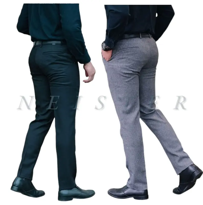 Donzen - Celana Formal Pria Kantor Panjang Kerja Slimfit 4