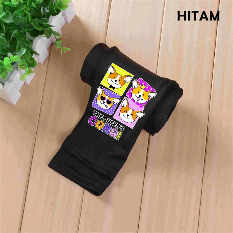legging anak perempuan karakter motif QUEEN'S CORGI umur 1-12 thn 8