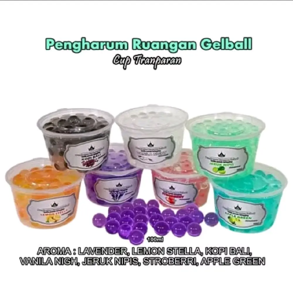 Humer Pengharum Ruangan Mobil Gel Ball Air Freshener 200 ml Anti Nyamuk Tahan Lama Cocok Untuk Mobil Kamar Pribadi Toilet Dan Dapur