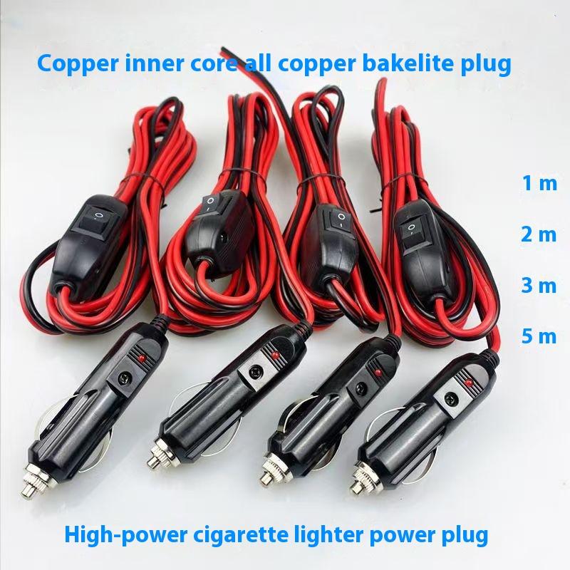 Pure copper car plug fuse 20A wire length 2m 3m 5m can choose 1 piece 0