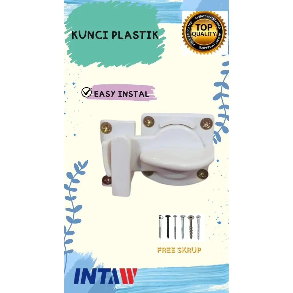KUNCI PINTU PVC / KUNCI PINTU LIPAT / KUNCI TAMBAHAN PINTU LIPAT