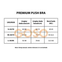 Gambar GOSO【New!!!】Premium Bra Wanita 3-in-1 Backless Cantik Deep V Tali Halter Tipis Cup 3/4 Tipis Busa Tanpa Kawat Lembut Nyaman Bh Gratis Tali Tambahan - Hitam, S=32 dari GOSO Official Store_NEW Kota Administrasi Jakarta Barat 2 Tokopedia