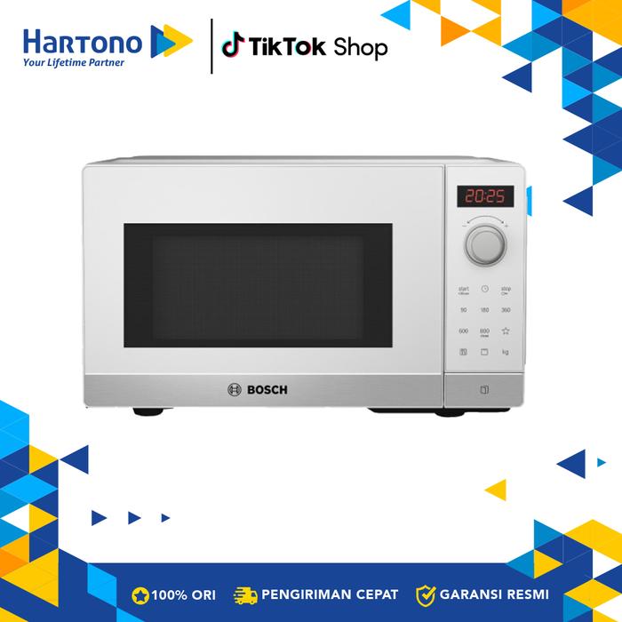 Gambar Bosch Microwave With Grill Function White FEL023MU0 dari MyHartono Kota Administrasi Jakarta Selatan Tokopedia