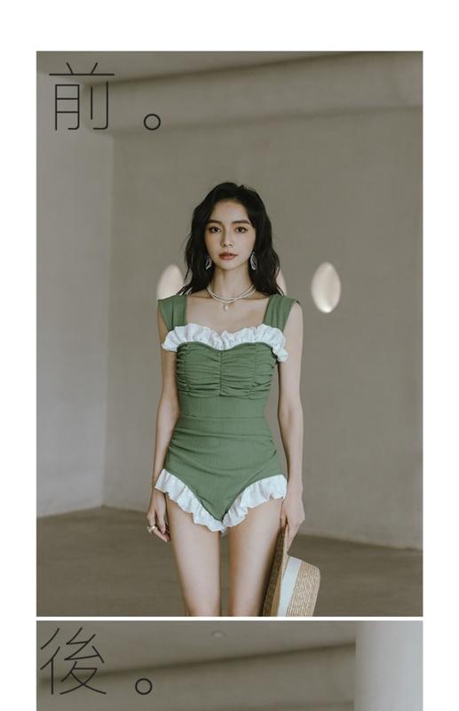 Product Introduction of Swimsuit Female Online Influencer Popular Elegant Young Maiden Sexy Super Fairy Bikini One-Piece Hot Spring Clothing 4