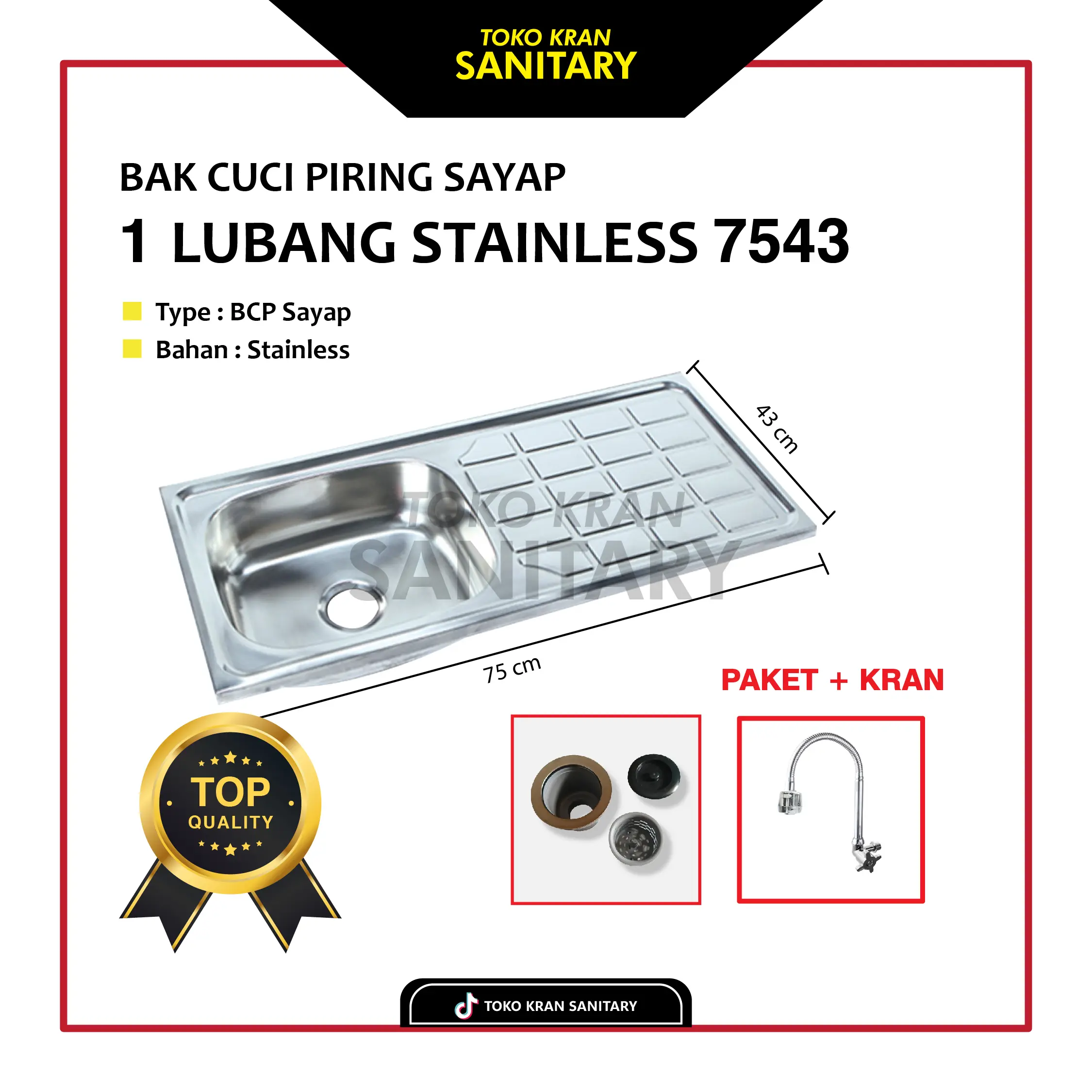 BAK CUCI PIRING MURAH/BAK CUCI PIRING STAINLESS/BAK CUCI PIRING PLUS KRAN BIASA/BAK CUCI PIRING SAYAP/BAK CUCI PIRING BOWL