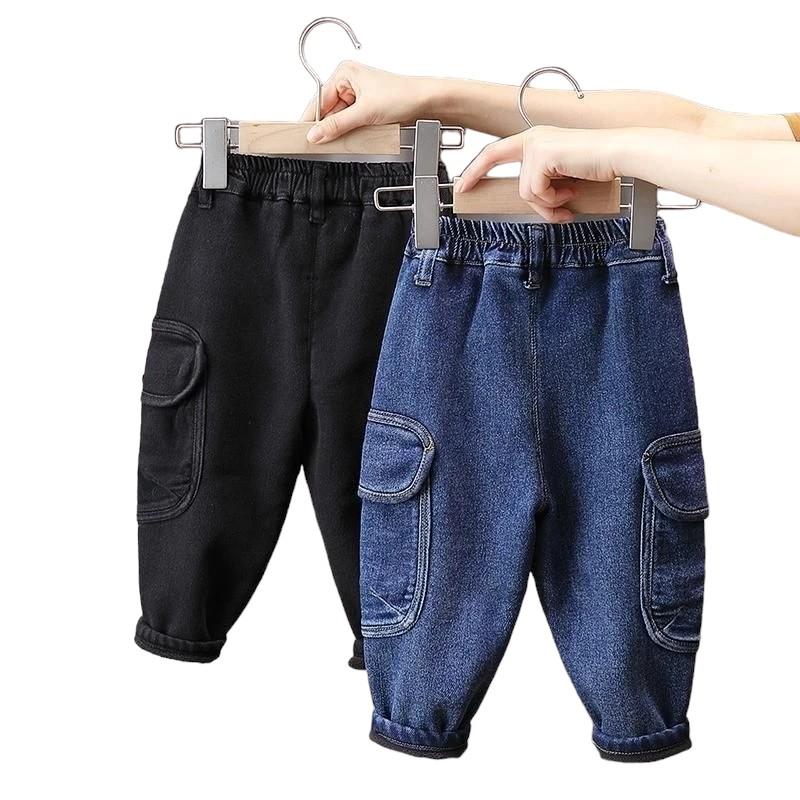 Celana Jeans Panjang Anak Motif Cargo J37 1 - 6 Tahun 3