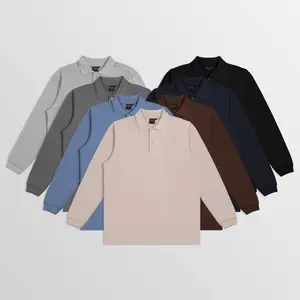 Kaos Polo Lengan Panjang Pria Premium - Blank Apparel - Sapporo Polo Long Sleeve