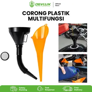 Corong Oli Mobil Corong Panjang Tebal – Untuk Radiator, Bensin & Wiper