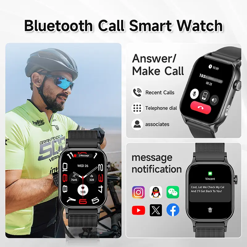 SKMEI B58 | jam tangan militer  | smartwatch wanita l senter tersendlr I AMOLED display | Bluetooth phone call | Detak jantung  | Oksigendarah olahraga fitness 1