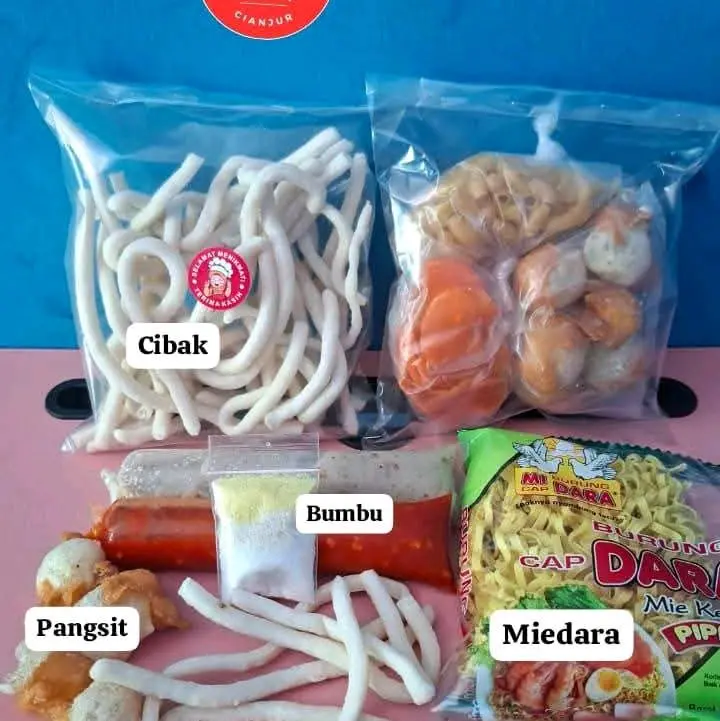 Seblak Instan Cibak Komplit Makanan dengan Bumbu dan Sambal - Food