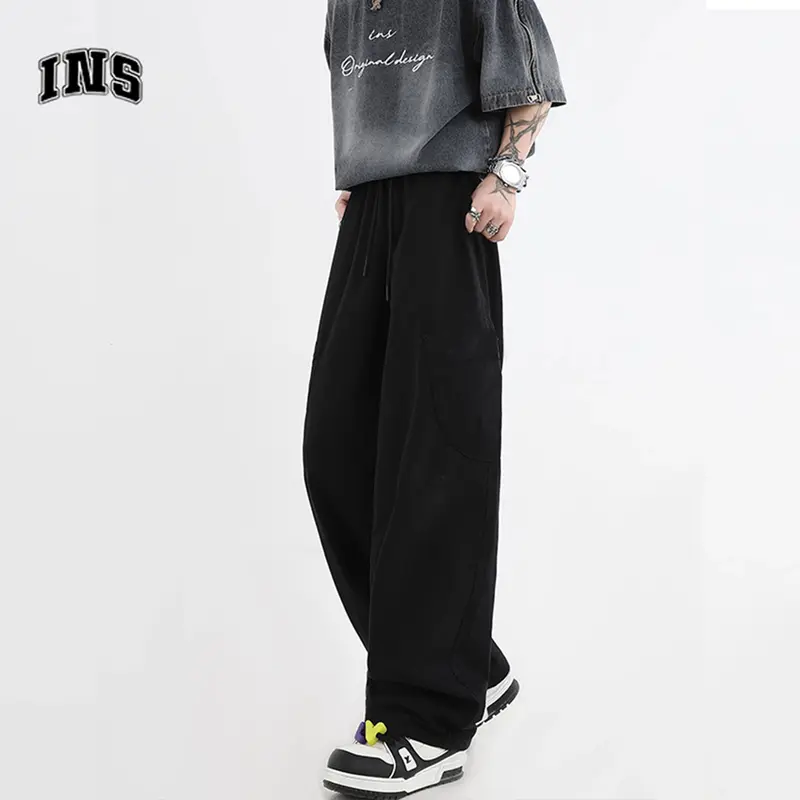 Celana cargo panjang celana cargo panjang pria oversize Celana panjang pria cargo pria Celana cargo pria panjang Celana pinggang karet pria Celana kargo pria Celana Kasual gaya cargo korean style Celana baggy nyaman celana cargo panjang 0