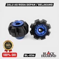Gambar Black Diamond Pelindung Jalu As Roda Depan Jumbo 036 Universal Yamaha Honda Aluminum CNC Original - Gold dari Black Diamond Official Store Kota Administrasi Jakarta Timur 2 Tokopedia