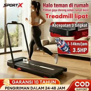 [TreadmillTerlaris][Garansi resmi] MY-HI TreadmillElektrik Multifungsi Walking Pad Incline| Kecepatan 1-16KM/H | 4Mode Getaran | 260KG | Treadmill Lipat PortableWalking Pad Running Pad