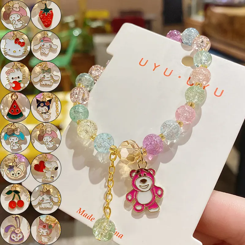 Gelang Kartun Jarum Kristal Berduri Mutiara Tabur untuk Wanita - Bracelets