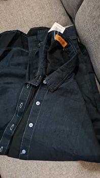 Product Review of Anyostore AT77 Atasan Kemeja Jeans Oversize Wanita Jumbo Bahan Denim from L**y 0