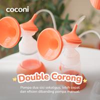 Gambar COCONI Compact Electric Double Breastpump | Pompa Asi Elektrik Ganda Portable - WARNA dari Coconi Baby Shop Kota Medan 4 Tokopedia