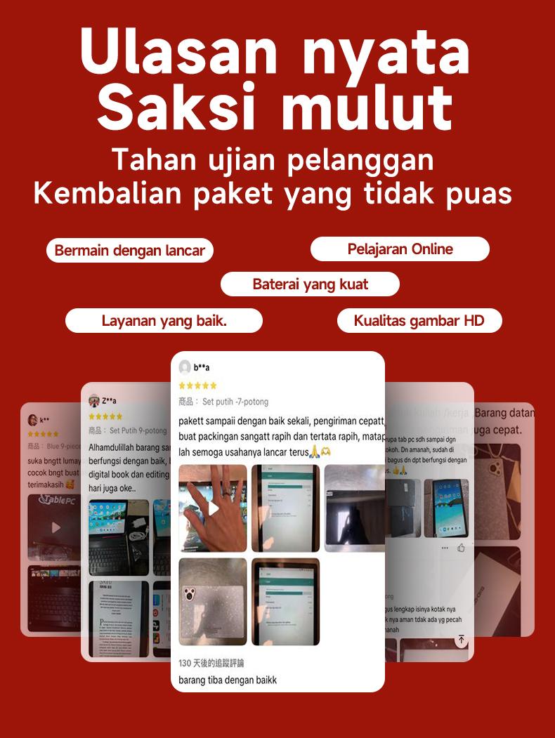 (55) 5G Tablet M66 Pro Snapdragon 888 10.8'inci [16GB+1TB] | Pengalaman Pro Layaknya PC | 120Hz OLED Real Color FullView Display | Ultra-tipi| COD Bluetooth Layar tablet .tab murah