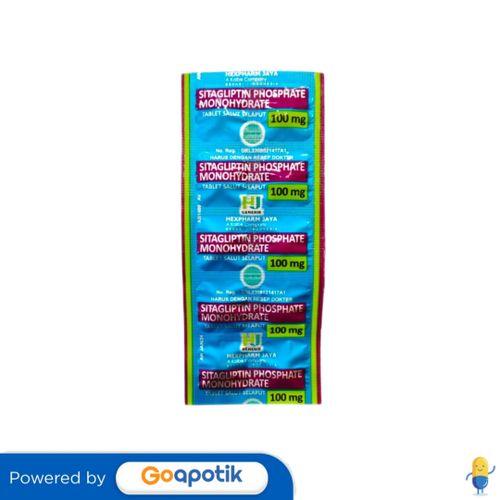 SITAGLIPTIN PHOSPHATE MONOHYDRATE HEXPHARM 100 MG STRIP 10 TABLET