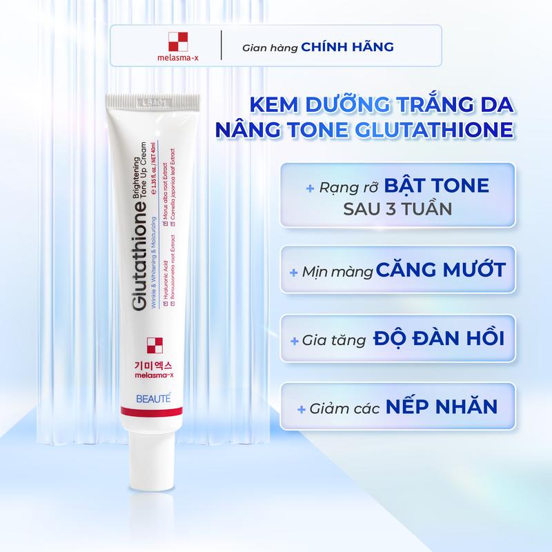 Kem dưỡng trắng, nâng tone Melasma-X Glutathione Brightening Tone Up Cream 45ml Nhập Khẩu Chính Hãng Chăm Sóc Làm Đẹp kem duong sang kem dưỡng trắng da Nữ Skincare