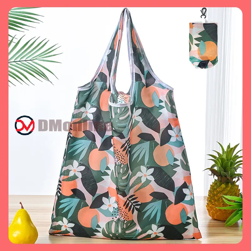 Tas Belanja Lipat / Kantong Belanja Polyester / Totebag Lipat / Tas Pasar