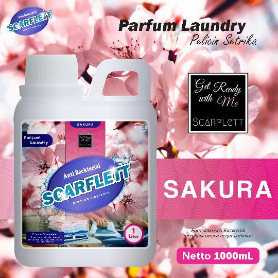 Product Introduction of Parfum Loundry Non Alkohol Scarflett Pewangi Pelicin Strika Kain Pakaian 1 Liter Anti Jamur pink Bakteri blue 17