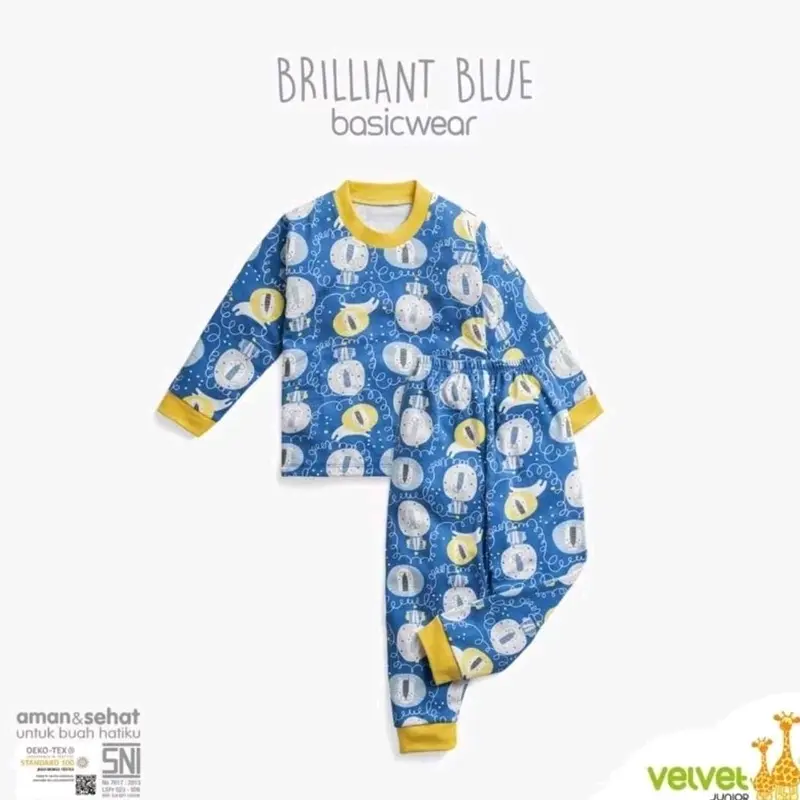 Terbaru!!! Piyama Big Size Velvet Junior (1psg) 3