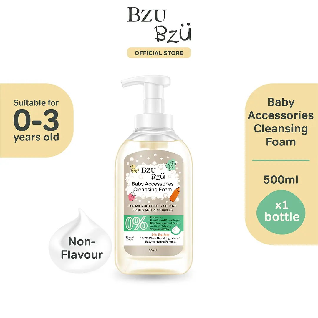 BZU BZU Baby Bottle Cleanser Original Flavor 500ml | Liquid Cleanser for Toys & Accessories, Fruits & Vegetables
