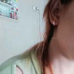 COD Anting Hoop warna silver emas batu bata orea tusuk Wanita Classic Mewah Berlian imitasi warna Gold KIARA JEWELRY