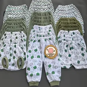 Promo Special | 36Pcs mix Celana Bawahan Baby Seri Sage | Katun Adem | 0–6 Bulan bahan katun halus & lembut newborn laki Laki-Laki &  Perempuan