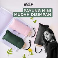 Gambar [COD] Goto Living x Pratiwi Novi Azura Payung Kecil Lipat Mini Travel UPF 50+ Umbrella Anti UV #CR - GREEN dari Goto Living Kota Tangerang 1 Tokopedia
