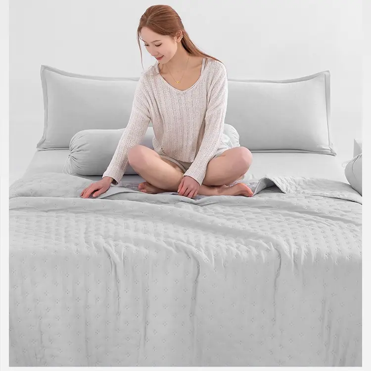 Series Bed Cover ONLY Selimut Tidur Lembut Motif Polos Soft Washable BEST SELLER - ZHB 7