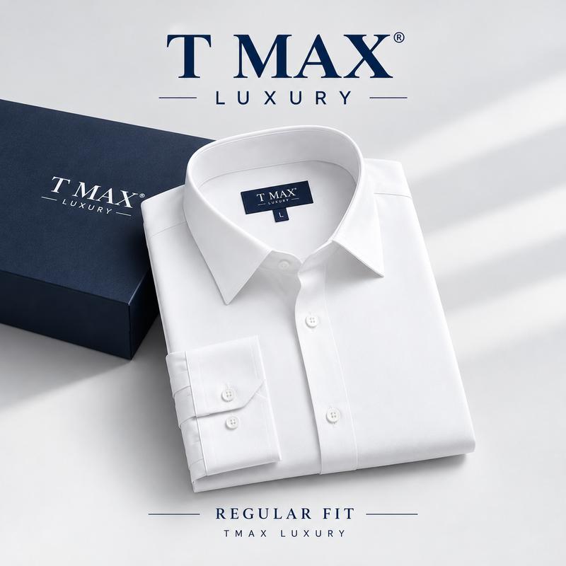 Áo Sơ Mi Hộp Gentleman Silk Dài Tay Regular Fit TMAX LUXURY Cao Cấp – Phong Cách Công Sở Lịch Lãm, Thiết Kế Sang Trọng